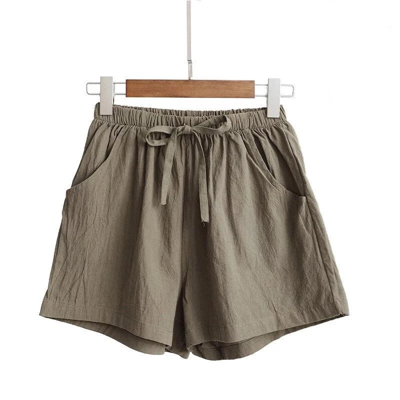 Clara™ High-Waisted Cotton Shorts
