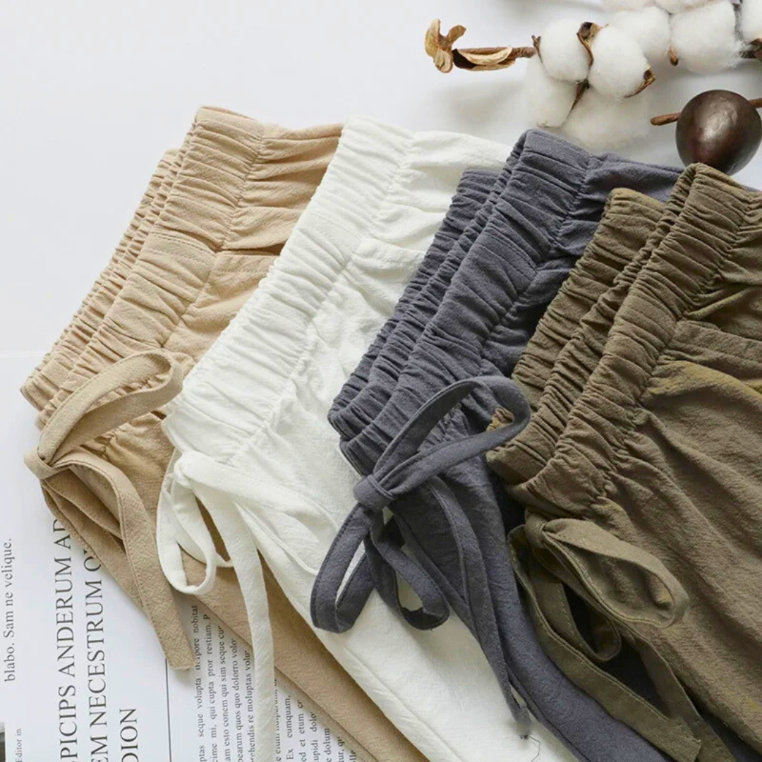Clara™ High-Waisted Cotton Shorts