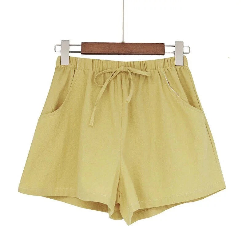 Clara™ High-Waisted Cotton Shorts