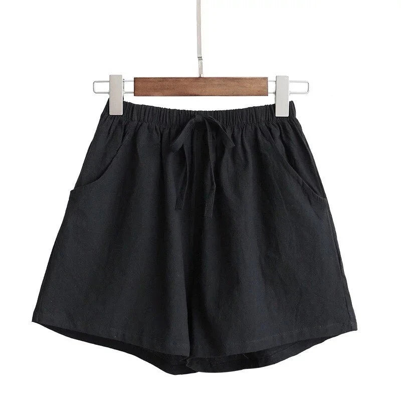 Clara™ High-Waisted Cotton Shorts