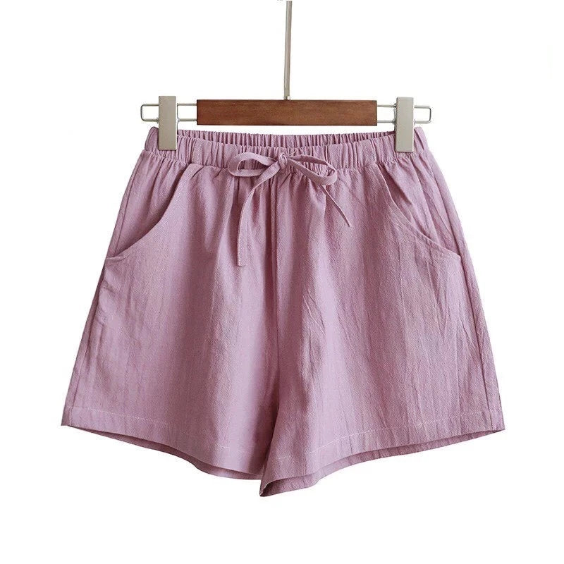 Clara™ High-Waisted Cotton Shorts