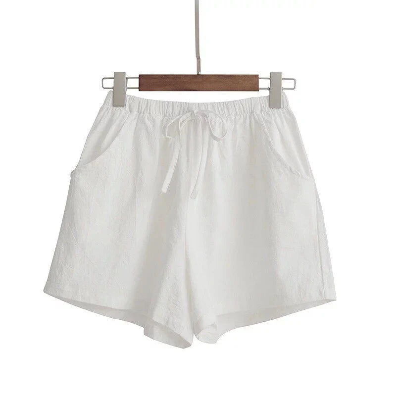 Clara™ High-Waisted Cotton Shorts