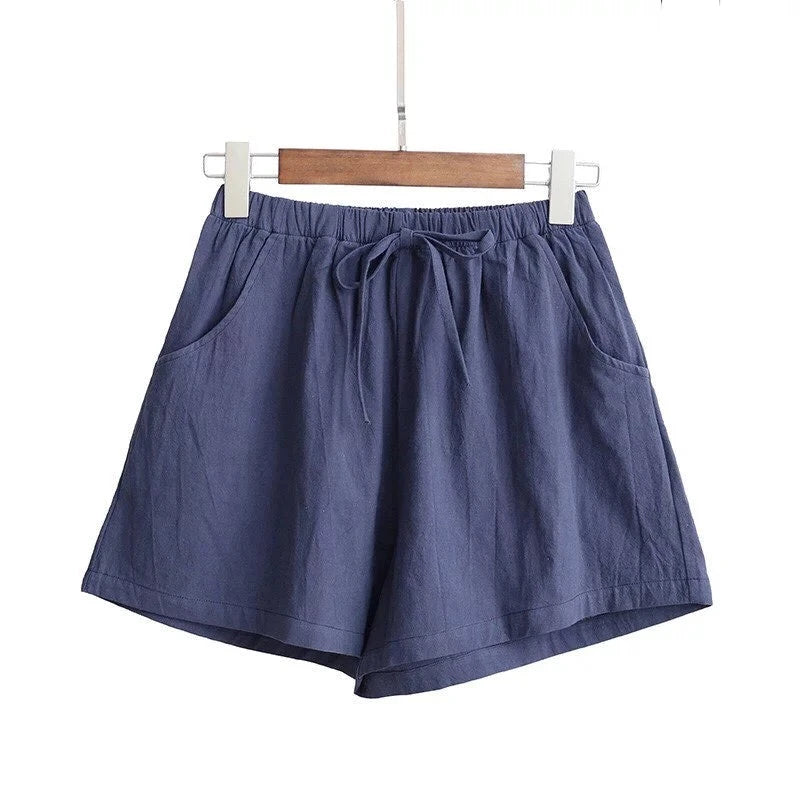 Clara™ High-Waisted Cotton Shorts