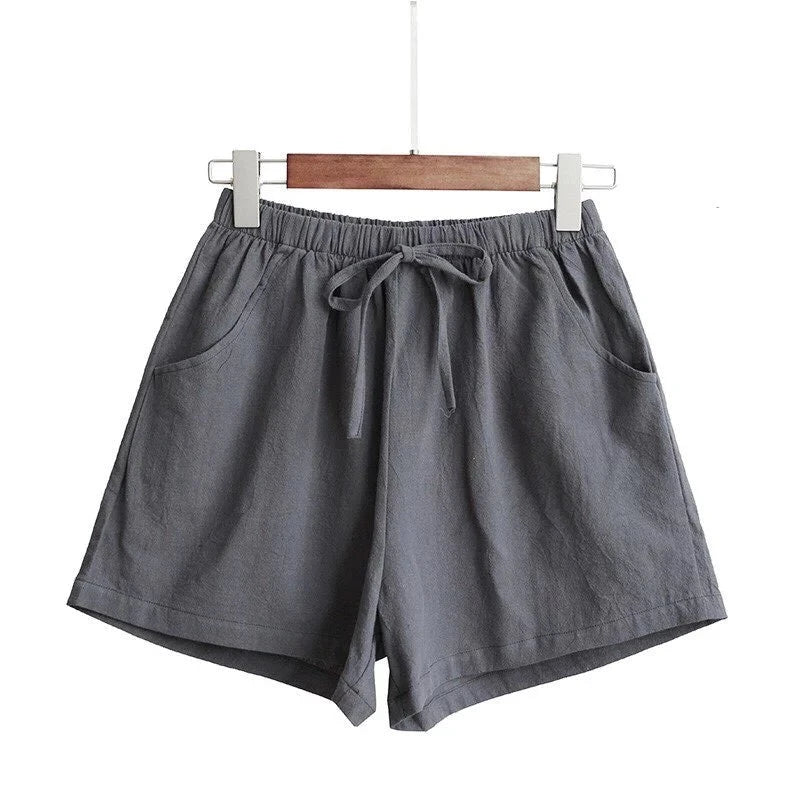 Clara™ High-Waisted Cotton Shorts
