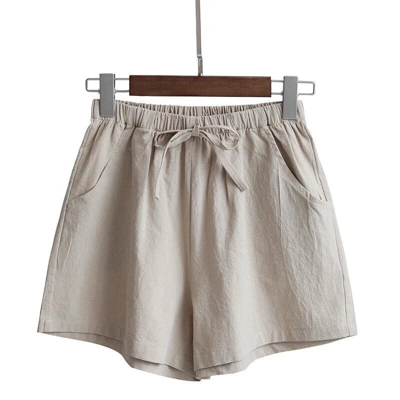 Clara™ High-Waisted Cotton Shorts