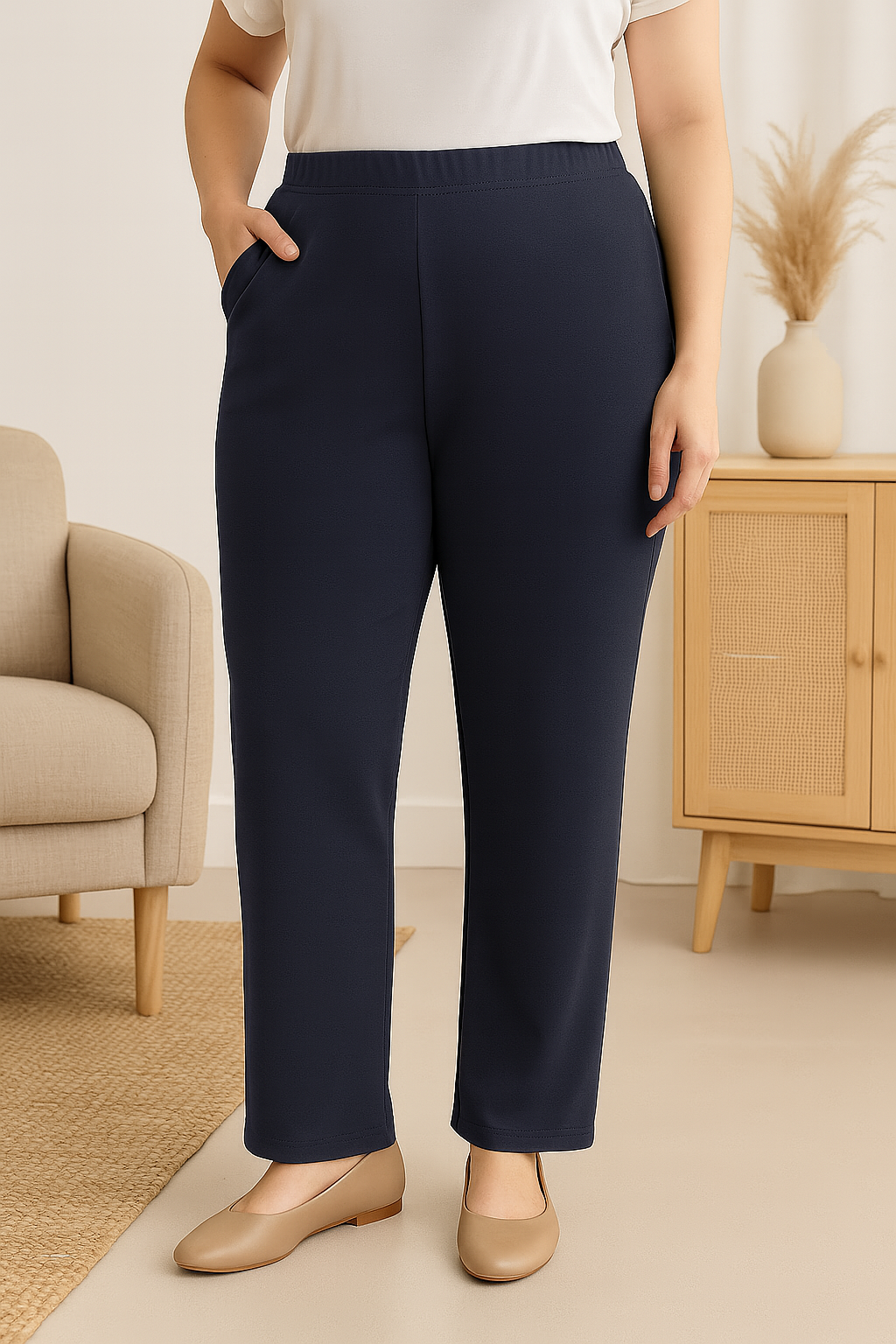 BambooFlex™ Ladies Straight-Cut Pants