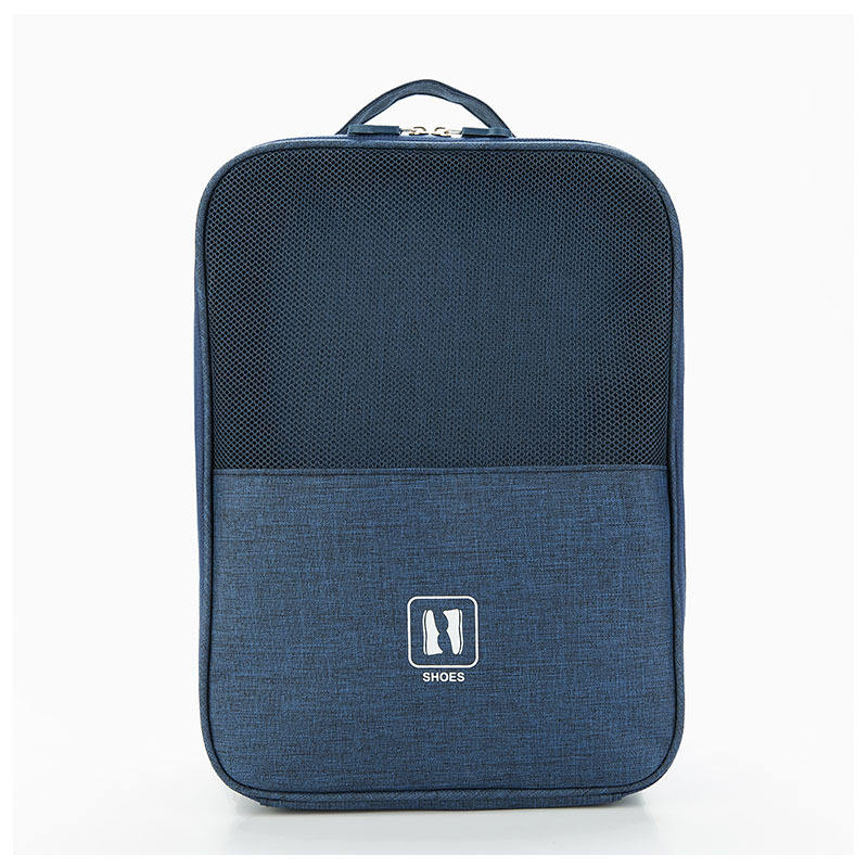 Mdesign Fabric Travel Shoe Bag Organizer - Gray : Target